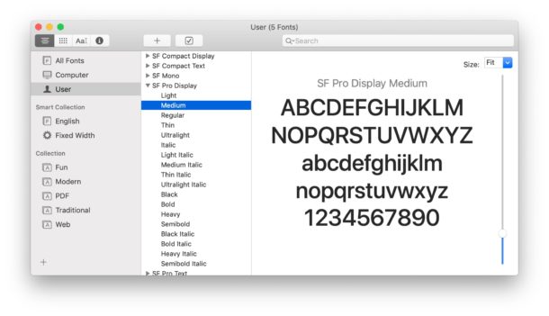 free fonts for apple mac